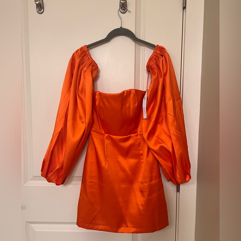 Orange dress
